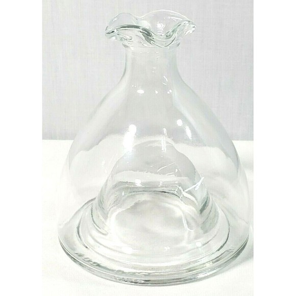 RARE Decorative Italian MOD DEP  Clear Glass Bottle OIL VINEGAR WINE Decanter - Picture 12 of 12